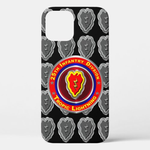 25th Infantry Division Tropic Lightning iPhone 12 Case
