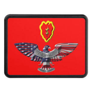 25th Infantry Division “Tropic Lightning” Colors Hitch Cover