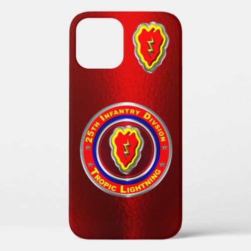 25th Infantry Division Tropic Lightning Customized iPhone 12 Case