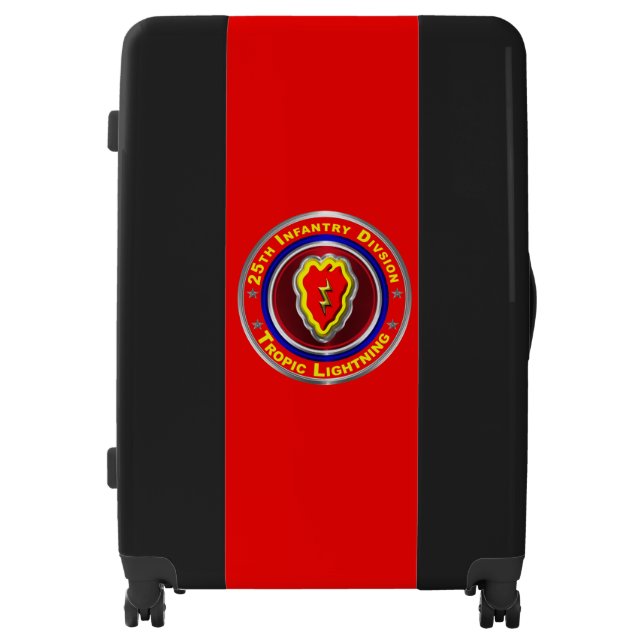25th Infantry Division Tropic Lightning Customized Luggage (Front)