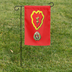 25th Infantry Division Tropic Lightning Garden Flag