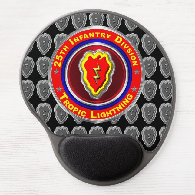 25th Infantry Division “Tropic Lightning” Gel Mouse Pad (Front)