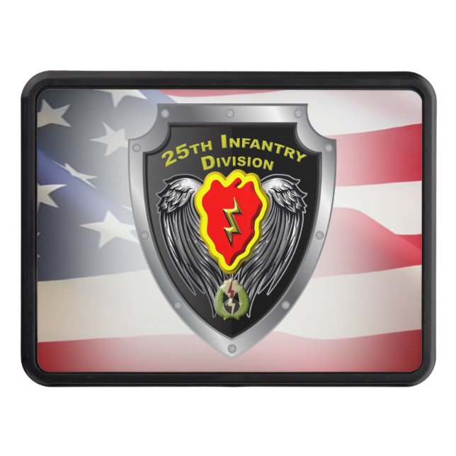 25th Infantry Division “Tropic Lightning”  Hitch Cover (Front)