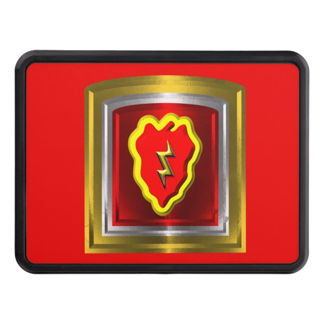 25th Infantry Division “Tropic Lightning”   Hitch Cover (Front)
