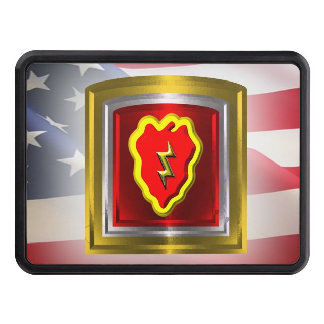 25th Infantry Division “Tropic Lightning”   Hitch Cover (Front)