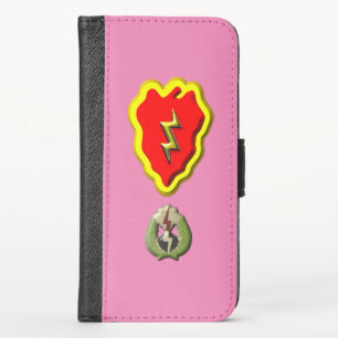 25th Infantry Division “Tropic Lightning” iPhone X Wallet Case