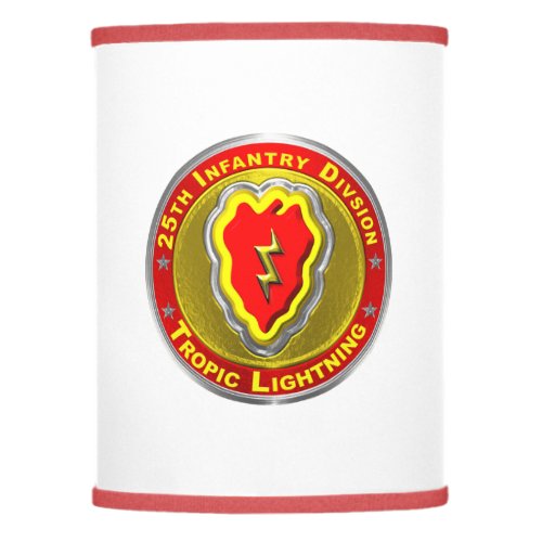 25th Infantry Division Tropic Lightning Lamp Shade