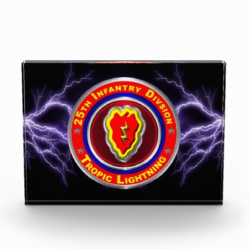 25th Infantry Division Tropic Lightning Photo Block