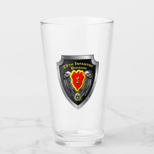 25th Infantry Division Tropic Lightning Shield Glass