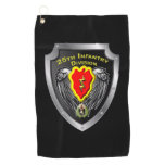 25th Infantry Division “Tropic Lightning” Shield Golf Towel 25th Infantry Division “Tropic Lightning” Shield Golf Towel