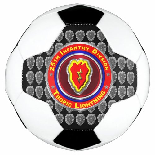 25th Infantry Division Tropic Lightning Soccer Ball
