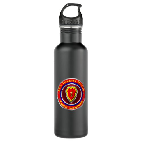 25th Infantry Division Tropic Lightning Stainless Steel Water Bottle