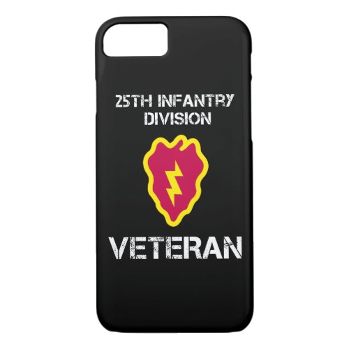 25th Infantry Division Veteran iPhone 87 Case