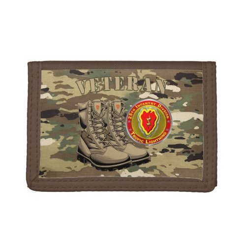 25th Infantry Division Veteran Trifold Wallet