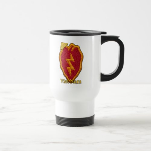 25th infantry division veterans vietnam vets travel mug