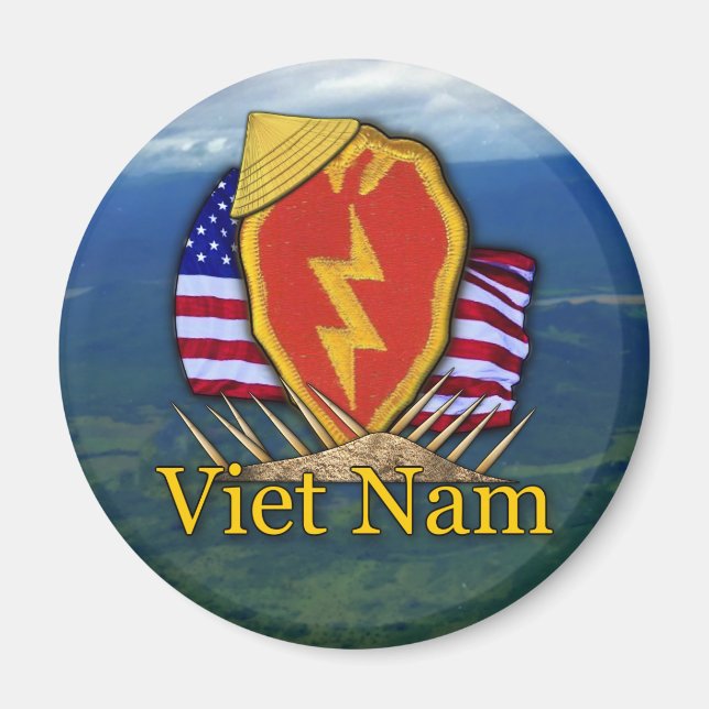 25th infantry division vietnam nam patch Magnet (Front)