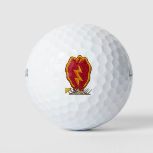 25th infantry division vietnam nam veterans vets golf balls