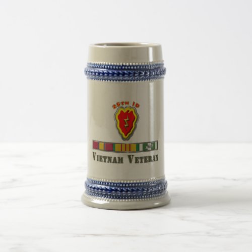 25th Infantry Division Vietnam Veteran Beer Stein