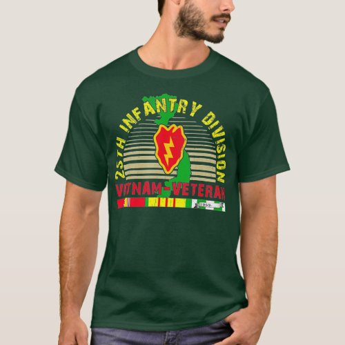 25th Infantry Division Vietnam Veteran  T_Shirt