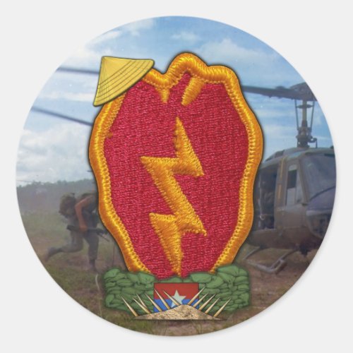 25th infantry division vietnam war patch Stickers