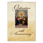 25th Anniversary of Priest Ordination, Cross Card | Zazzle