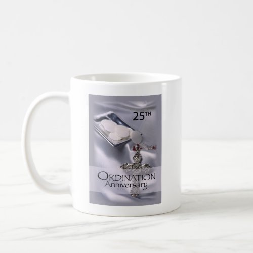 25th Ordination Anniversary Cross Host Coffee Mug
