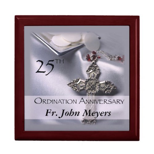 25th Ordination Anniversary Cross Host Gift Box
