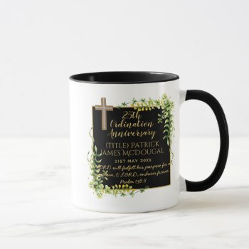 25th Ordination Anniversary Priest Gift Customized Mug