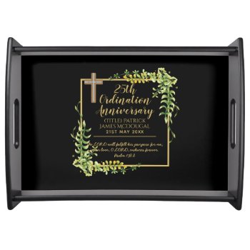 25th Ordination Anniversary Priest Gift Customized Serving Tray