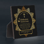 25th Pastor Priest Anniversary Gift Ordination ANY Plaque<br><div class="desc">Welcome to LeahG's Commemorative Personalized Gift item for commemorating the Ordintion Anniversary of Priests and other clergy including Pastor, Nun, Deacon, Minister. Add the name and the date as required. Suitable for any number of years including 1st, 5th, 10th, 15th, 20tj, 25th, 30th, 35th, 40th, 45th, 50th, 55th, Silver or...</div>