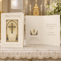 25th Priest Anniversary Catholic IHS Eucharistic