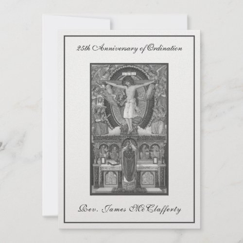  25th Priest Ordination Anniversary Jubilee  Invit Invitation