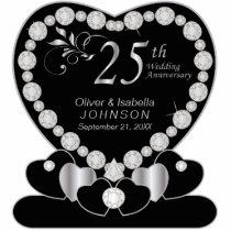 25th Silver Anniversary Cutout