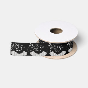 25th Silver Anniversary Event Satin Ribbon