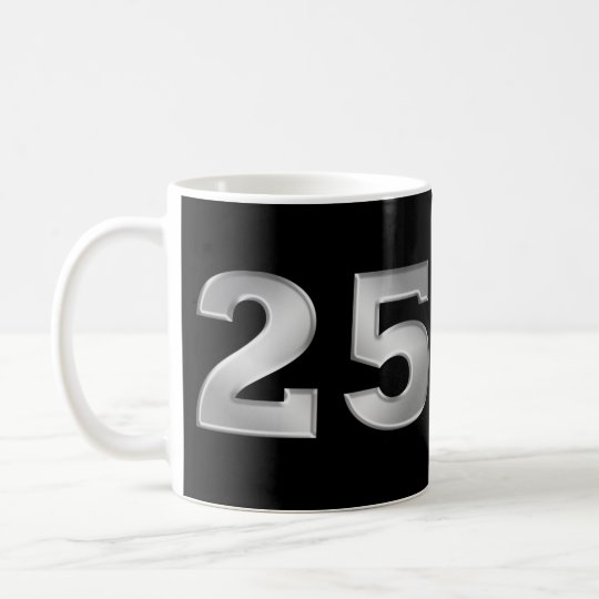 25th Silver Anniversary Mug 4620