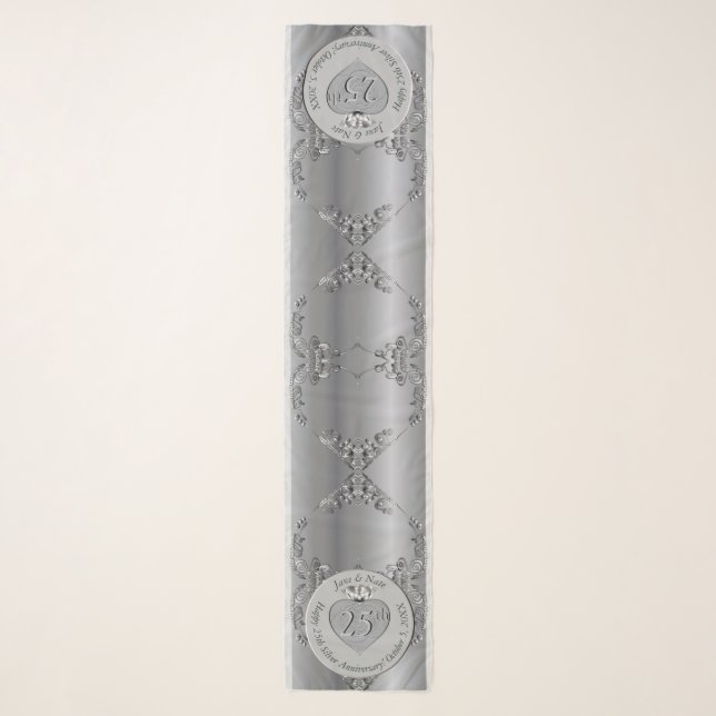 25th Silver Anniversary Scarf (Front)