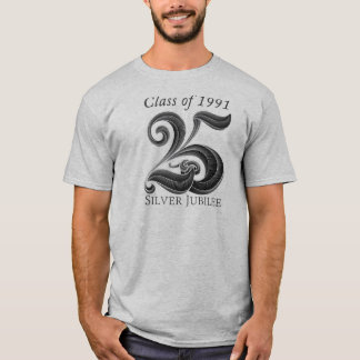 25th Silver Jubilee Class Reunion Shirt for Men