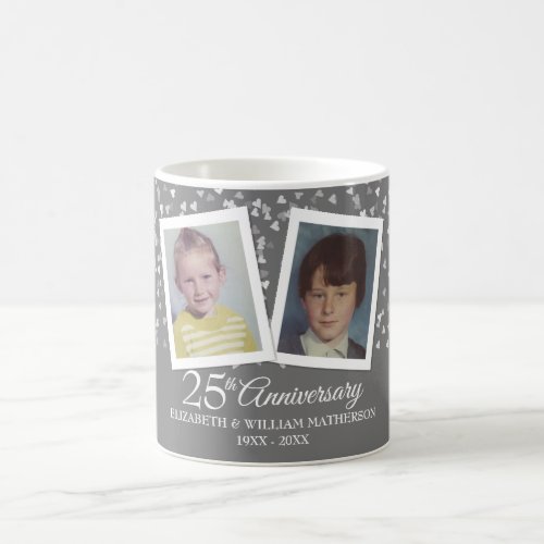 25th Silver Wedding Anniversary Childhood Photos Coffee Mug