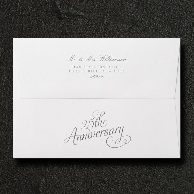 25th Silver Wedding Anniversary Envelope (Creator Uploaded)