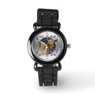 25th Silver Wedding Anniversary Photo Personalized Watch