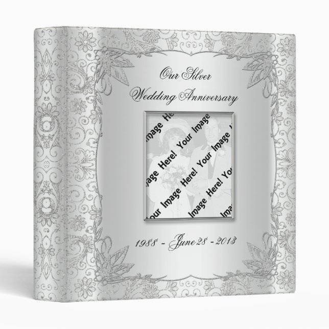 25th Wedding Anniversary Binder (Front/Spine)