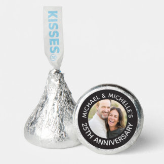 25th Wedding Anniversary Candy Favors with Photo