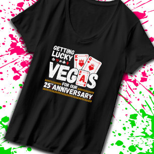 25th Wedding Anniversary - Couples Las Vegas Trip T-Shirt
