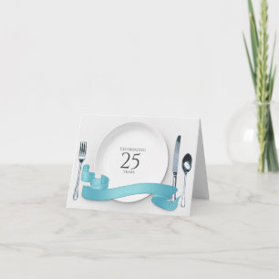 25th wedding anniversary dinner invite