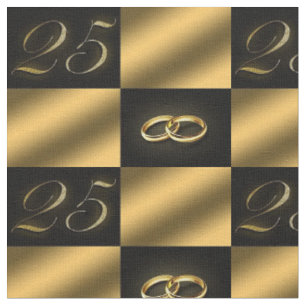 25th wedding anniversary fabric !