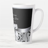 25th Wedding Anniversary Gift Ideas for Friends Latte Mug (Right)