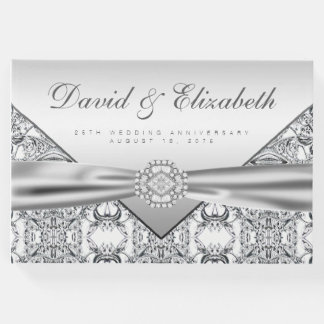 25th Wedding Anniversary Guest Book