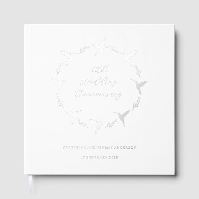 25th Wedding Anniversary Guestbook (Front)
