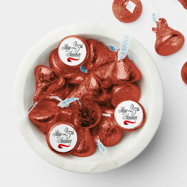 25th wedding anniversary hershey®'s kisses® (Assorted)