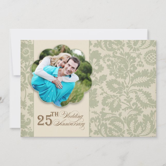 25th wedding anniversary invitation (Front)
